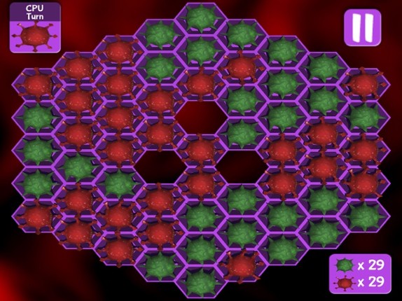 Infexxion - hexagonal board game screenshot