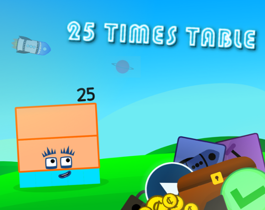 Numberblocks - 25 Times Table Image