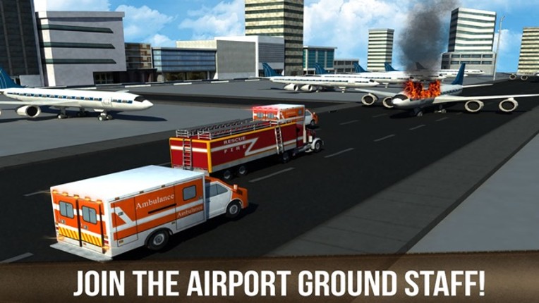 Real Airport Truck Driver: Emergency Fire-Fighter Rescue screenshot