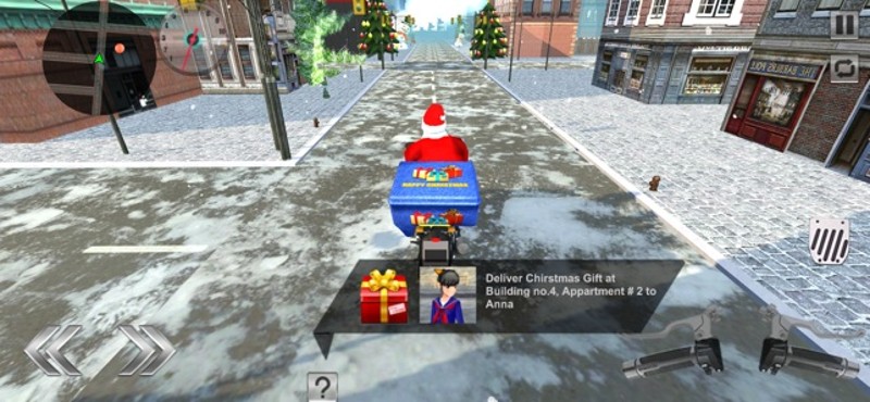 Santa Moto Bike Rider screenshot