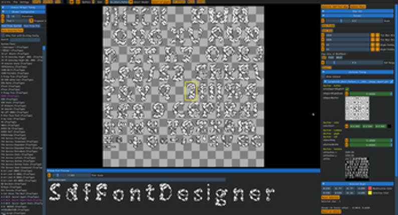 SdfFontDesigner v0.0.2485 screenshot