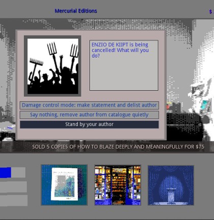 Small Press Tycoon screenshot