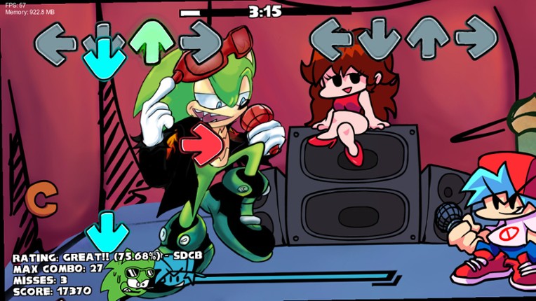 Sonic: Dimensional Funkin' 1.9 screenshot