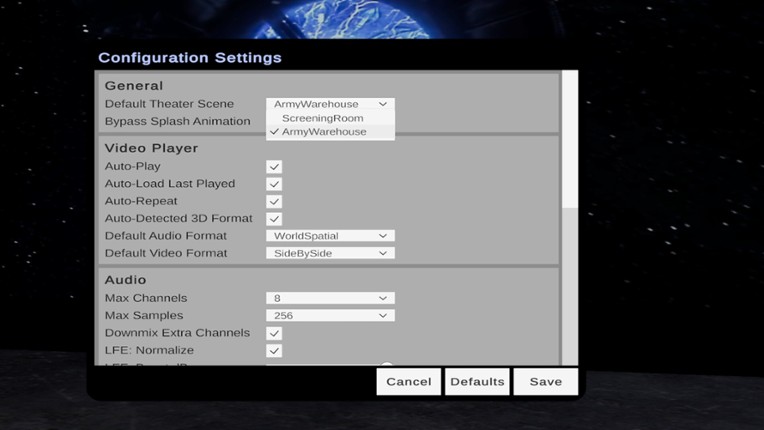 Stereoscopy screenshot