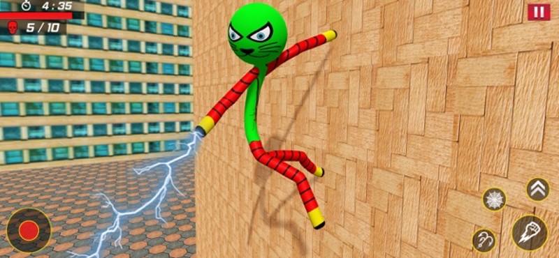 Stickman Super Rope Hero Games Image