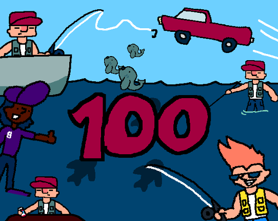 100 Fishing Minigames Game Cover