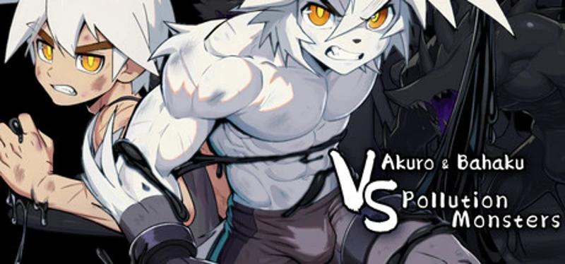 Akuro and Bahaku VS Pollution Monsters Image