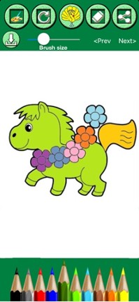 Animals & Birds Coloring book screenshot