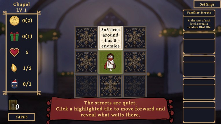 Carol and the Bells: A Cozy Strategy Game screenshot