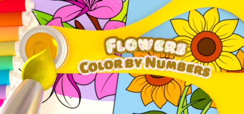 Color by Numbers - Flowers Image