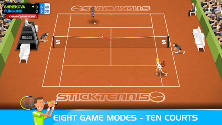Stick Tennis screenshot