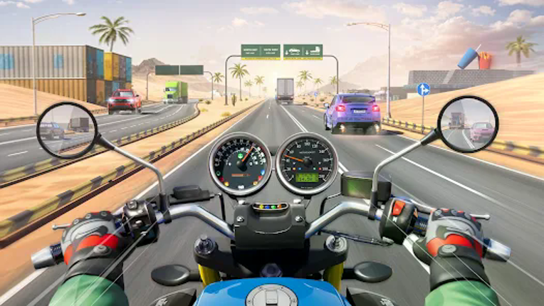 Endless Motobike Race Game Image