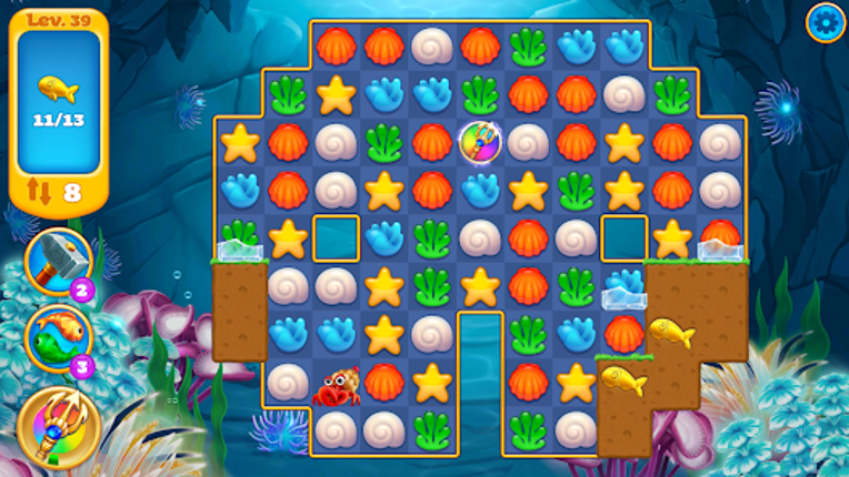 Trito's Adventure Match 3 screenshot