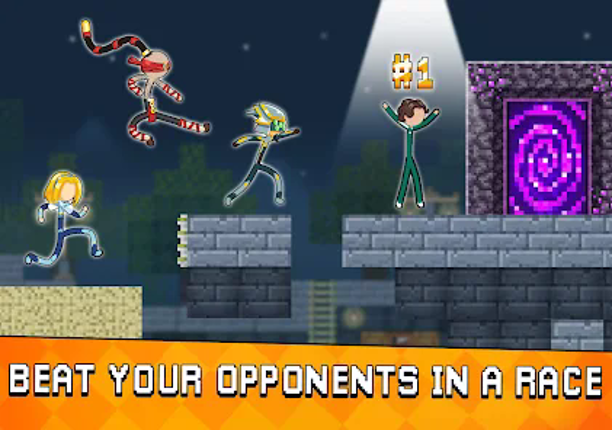 Stickman Parkour screenshot