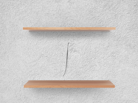 The hair in the wall Image