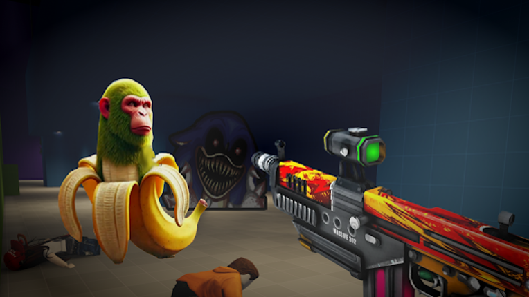 Nextbots in backrooms Obunga screenshot