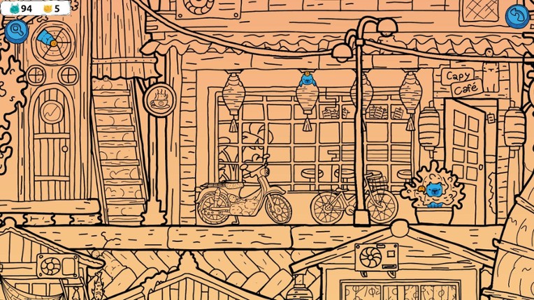 Hidden Capybaras with Orange screenshot