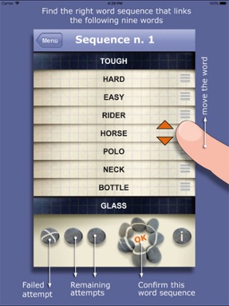 Lateral thinking -  Word Game screenshot