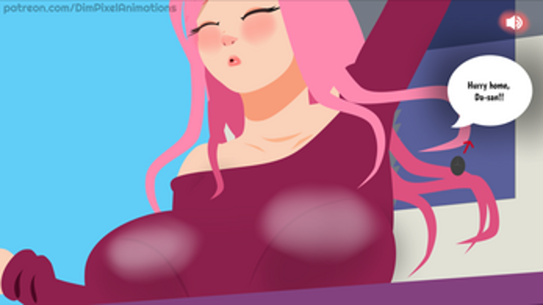 Okita Kyouko ( Oku-san ) "Curiosity Knocked-up the Housewife" Animation Part 1 Image
