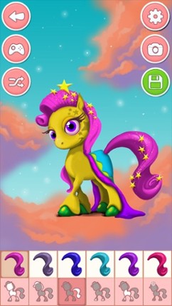 Pony &amp; unicorn dressup game - dress up free screenshot