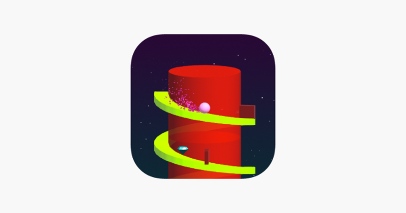 Super Spiral Tower - Rolling Swirly castle Game Cover