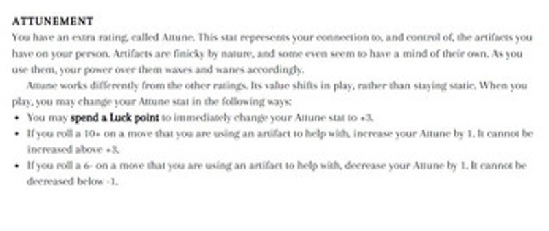 The Attuned (A MotW Playbook) screenshot