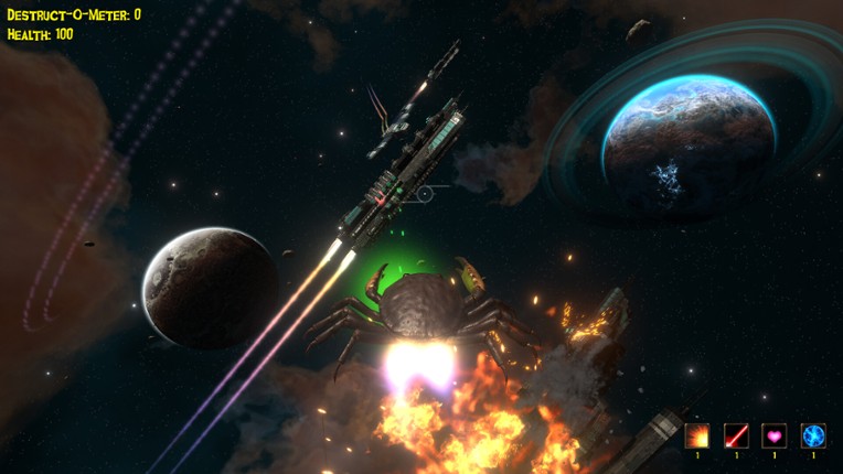 The Giant Crab in Space screenshot