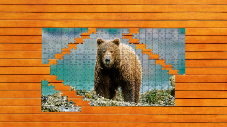 Bear vs. Wolf Jigsaw Puzzle screenshot