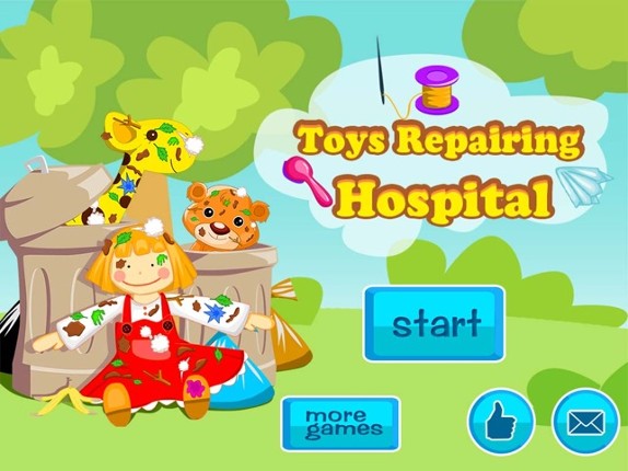 Belle's plush dolls repair toys hospital -(Happy Box) kid games for girls screenshot