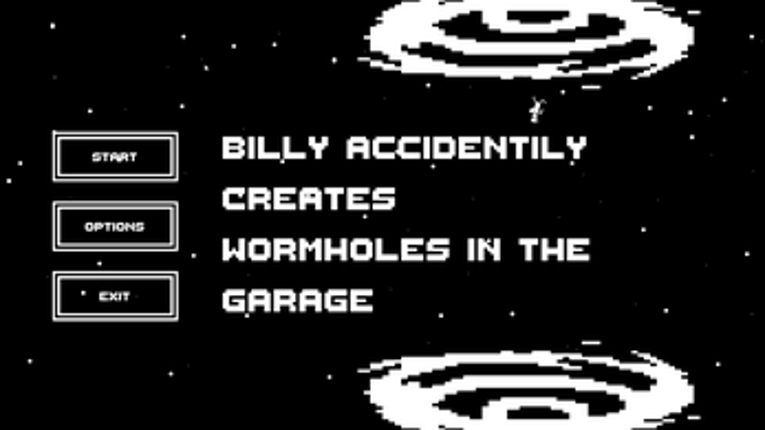 Billy accidentally creates wormholes in the garage screenshot
