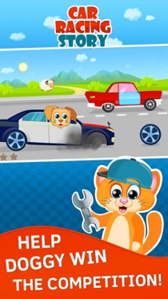 Car Racing for Toddlers and Kids under 6 Free with Animals Image