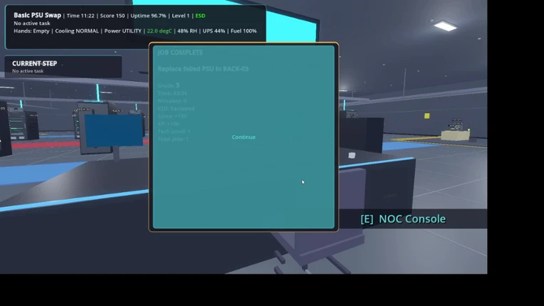 Data Center Simulator screenshot