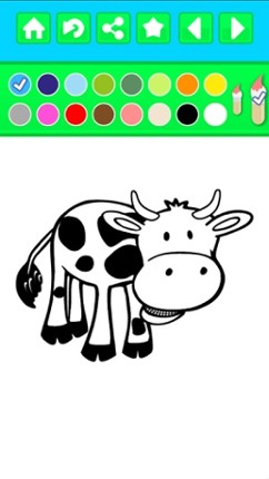 Farm Animals Peekaboo Coloring Book - Free Kids Printable Pages screenshot