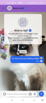 Galaxy Chat - CHAT TO YOUR FRIENDS screenshot