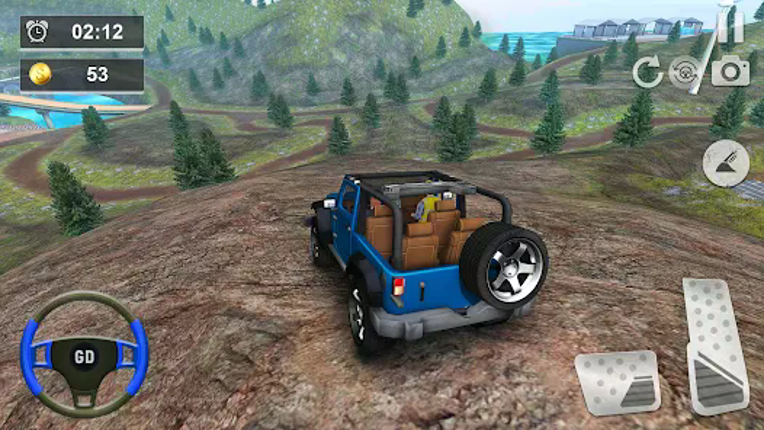 Offroad Jeep Driving - 3D Game screenshot