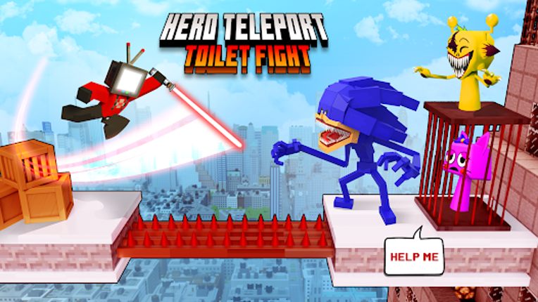 Hero Teleport: Toilet Fight screenshot