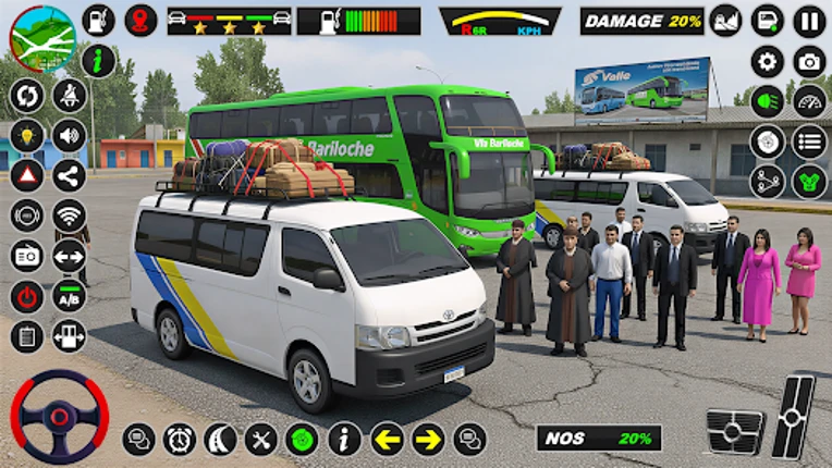 Mini Coach Bus Game Van Game screenshot