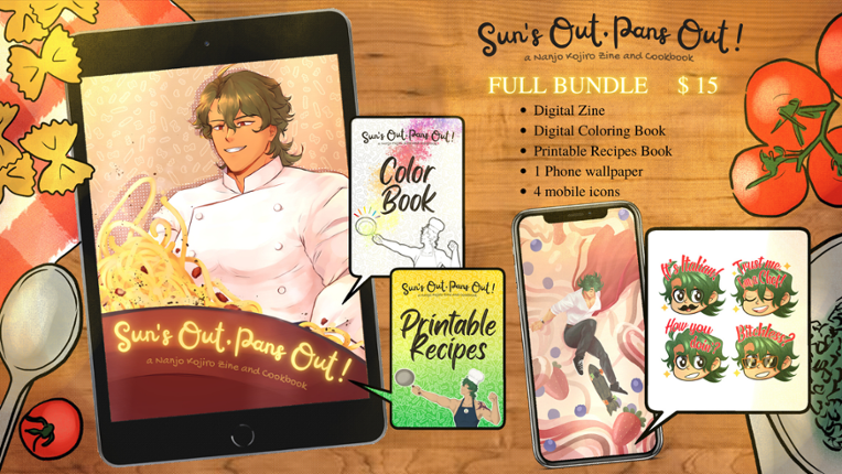 Sun's Out, Pans Out: A Kojiro Nanjo Cookbook Zine Game Cover