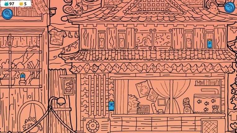 Hidden Capybaras with Orange screenshot