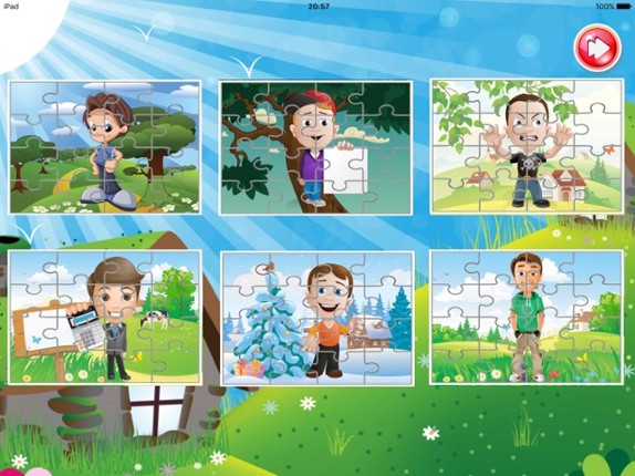 Jigsaw Puzzle Boys 1St Grade Online Reading Games screenshot