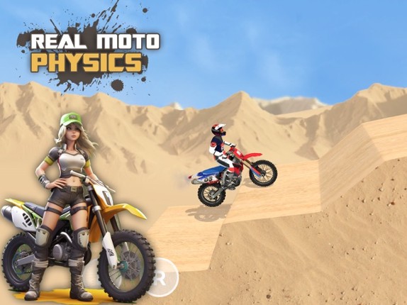 Motorcycle games: Motocross 2 screenshot