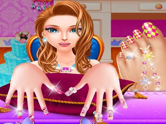 Play Fashion Nail Salon Game Online Free Game Cover