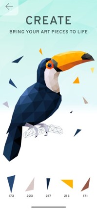 Poly Island: Coloring Art Book screenshot