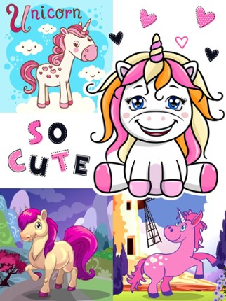 Pony Unicorn Puzzles For Kids screenshot