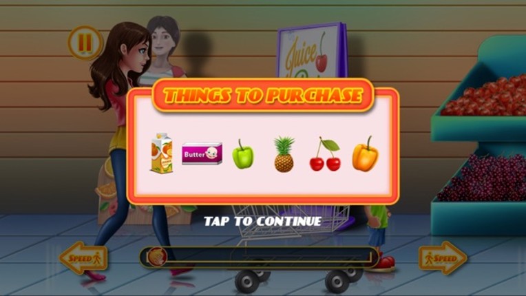 Shopping Game Kids Supermarket  help mom with the shopping list and to pay the cashier ! FREE Image