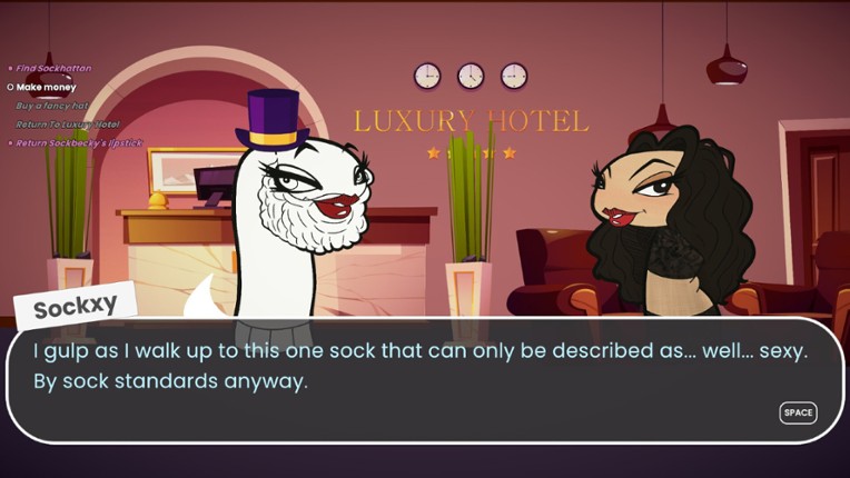 Sock Dating Simulator screenshot