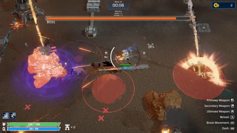 STEEL VANGUARD:Project ARES screenshot