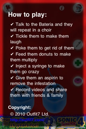 Talking Bacteria John, John and John screenshot