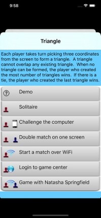 Triangle Game screenshot