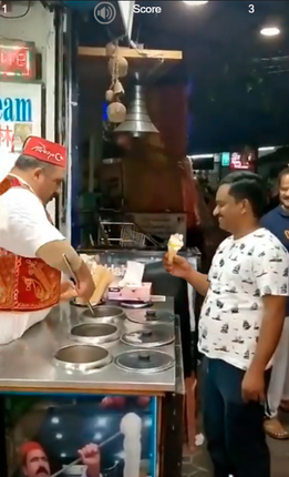 Turkish Ice Cream Man Image